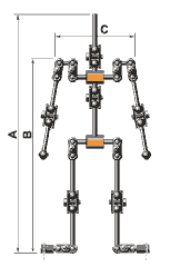 Humanoid Puppet Armature R105
